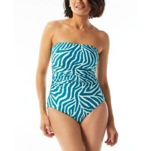 Coco Contours Jasper One-Piece Swimsuit Blue/White 14/38C